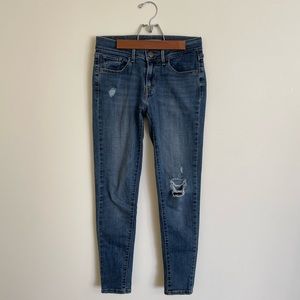Levi’s 710 Super Skinny Distressed Jeans